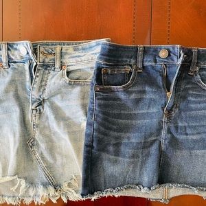 American Eagle size 2 Jean skirts bundle